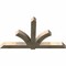 Ekena Millwork Redmond Rough Sawn Timber Gable Bracket, Douglas Fir, 84"W x 49"H x 6"D x 6"F, 14/12 Pitch GBW084X49X0606RED00RDF - alternate 5